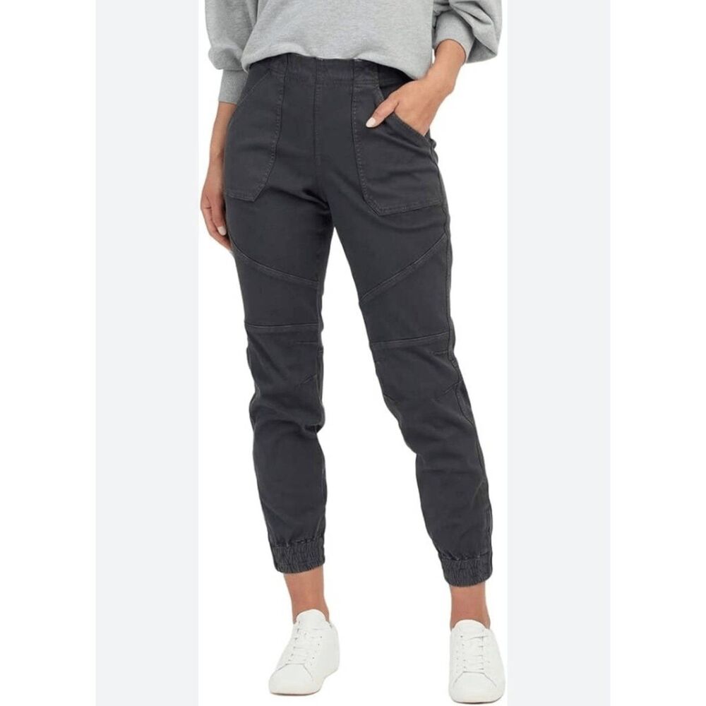 SPANX Stretch Twill Cargo Jogger Pants Zip Ankle size Small